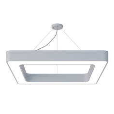 Светильник Подвесной светодиодный cветильник Geometria ЭРА Quadro SPO-162-W-40K-070 70Вт 4000К белый Б0050584 ERA