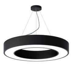 Светильник Подвесной светодиодный cветильник Geometria ЭРА Ring SPO-133-B-40K-045 45Вт 4000К черный Б0050563 ERA