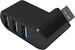 USB Hub (USB-концентратор) Ritmix CR-2301 black