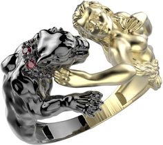 Серебряные кольца Spika Gold