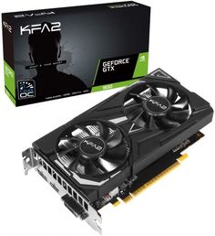 Видеокарта PCI-E KFA2 GeForce GTX 1650 EX 65SQL8DS66EK 4GB GDDR6 128bit 12nm 1410/12000MHz DP/HDMI/DVI-D