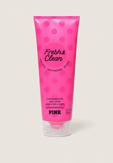 Лосьон для тела Victorias Secret увлажняющий `Fresh & Clean` серии PINK, 236 г