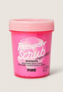Скраб для тела Victorias Secret `Rosewater + Vegan Collagen Rosewater Scrub` серии PINK, 283 г