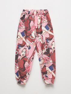 Трикотажные джоггеры Naruto для девочек (принт, 134) Sela