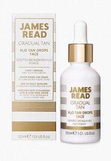 Автозагар для лица James Read Капли-концентрат - освежающее сияние H2O TAN DROPS FACE, 30 мл
