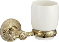 Стакан керамический с настенным держателем Savol 58b (S-005858B)