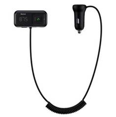 FM-трансмиттер Baseus T Typed S-16 Wireless MP3 Car Charger (CCTM-E01) Black