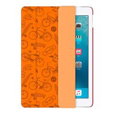 Чехол-подставка Deppa Wallet Onzo для Apple iPad Pro 9.7 c тиснением, оранжевый