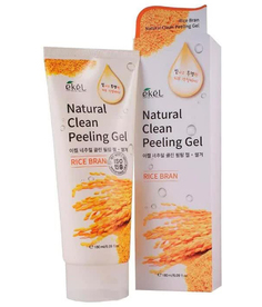 EKEL Пилинг-скатка с экстрактом риса Natural Clean peeling gel Rice Bran, 180мл