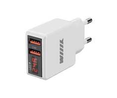 Сетевое зарядное устройство Wiiix UNNK-4-2-02-FAST 2.4A универсальное белый