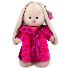 Мягкая игрушка Budi Basa Зайка Ми в бархатном пальто 25 см