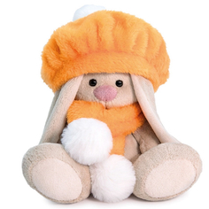 Мягкая игрушка Budi Basa Зайка Ми малыш в оранжевом берете 15 см