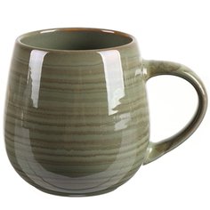 Кружка керамика, 490 мл, Verde зеленый, 8х10 см, Daniks, ST2469