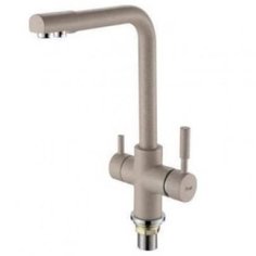 Смеситель для кухни, Frap, с картриджем, с подключением к фильтру, бежевый, F4352-23