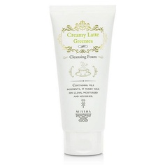 Очищающая пенка для лица Creamy Latte Cleansing Foam Green Tea 172 МЛ Missha