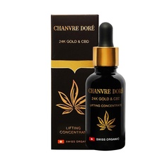 Концентрат-лифтинг с коллоидным 24K золотом и каннабидиолом 30 МЛ Chanvre Dore