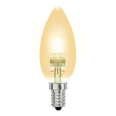 Лампочка Лампа галогенная Uniel E14 28W золото HCL-28/CL/E14 candle gold 04118