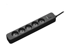 Сетевой фильтр Perfeo Power Stream 5 Sockets 3m Black PF_C3966