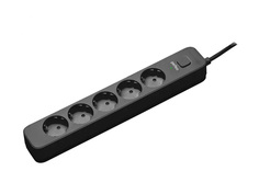 Сетевой фильтр Perfeo Power Sream 2500W 5 Sockets 1.5m Black PF_C3964
