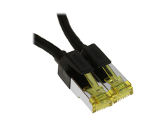 Сетевой кабель Ugreen NW150 F/FTP cat.7 RJ45 5m Black 80425