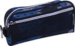 Пенал-косметичка Brauberg с ручкой, карман из сетки, полиэстер, Storm, 20х6х9 см, 229275