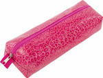 Пенал-косметичка Brauberg крокодиловая кожа, 20х6х4 см, Ultra pink, 270850