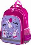 Рюкзак для начальной школы Пифагор SCHOOL Funny bunnies 38х28х14 см 229993