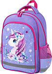 Рюкзак для начальной школы Пифагор SCHOOL Dreamy unicorn 38x28х14 см 270651