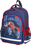 Рюкзак для начальной школы Пифагор SCHOOL Monster car 38x28х14 см 270660