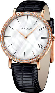 Золотые женские часы в коллекции Harmony SOKOLOV