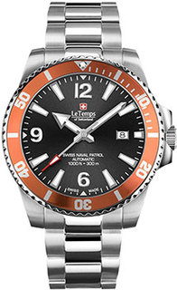Швейцарские наручные мужские часы Le Temps LT1045.14BS01. Коллекция Swiss Naval Patrol Automatic
