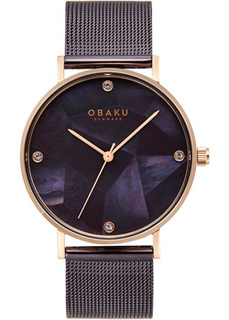 fashion наручные женские часы Obaku V268LXVNMN. Коллекция Mesh