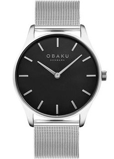 fashion наручные мужские часы Obaku V260GXCBMC. Коллекция Mesh