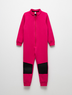 Трикотажный комбинезон для девочек (бордовый, 92) Sela