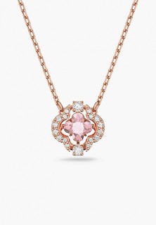 Колье Swarovski® Sparkling Dc, покрытие роз. золото