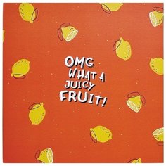 Альбом для рисования Be Smart Fruits Лимон, 170 х 170 мм, 40 листов