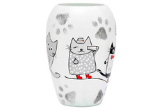 Ваза-бутон декорированная 9381 Hoff