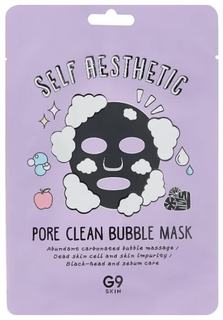 Маска для лица тканевая G9SKIN Self Aesthetic Poreclean Bubble Mask 23мл