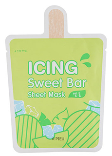 Тканевая маска с экстрактом дыни APIEU Icing Sweet Bar Sheet Mask Melon A'pieu
