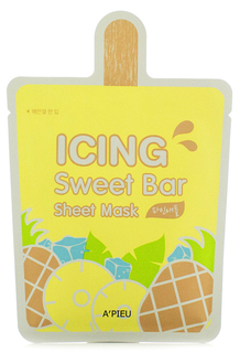 Тканевая маска с экстрактом ананаса Apieu Icing Sweet Bar Sheet Mask Pineapple A'pieu