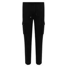 Брюки-карго из шерсти и вискозы Corneliani