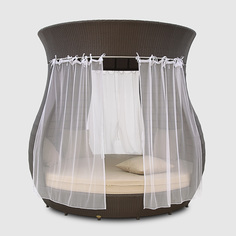 Диван-шезлонг NS Rattan с крышей (LOUNGE BED/LBR-02F/GBE/BR-02F)