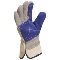 Перчатки, рукавицы перчатки рабочие DELTA PLUS комбинированные х/б со спилком DS202RР 10 размер