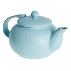 Чайник заварочный фарфор, 0.6 л, с фильтром, Ф19-066R, голубой