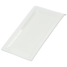 Блюдо керамика, прямоугольное, 37 см, белое, Daniks, Грейс, Y6-6003