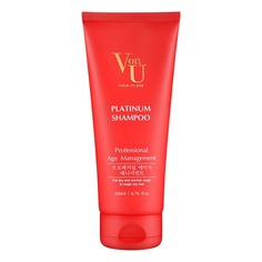 Шампунь с платиной для разглаживания волос PLATINUM Vonu