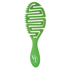 Массажная расческа для распутывания волос SPIN BRUSH Green Vonu