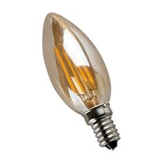 Лампочка Лампа светодиодная филаментная Elvan E14 5W 3000K золотая E14-5W-3000K-GD-candle