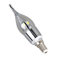 Лампочка Лампа светодиодная диммируемая Elvan E14 5W 3000K прозрачная E14-5W-3000K-DimQ100A-SL