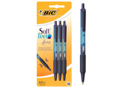 Ручки шариковые Bic Soft Feel Fine 3шт 893221